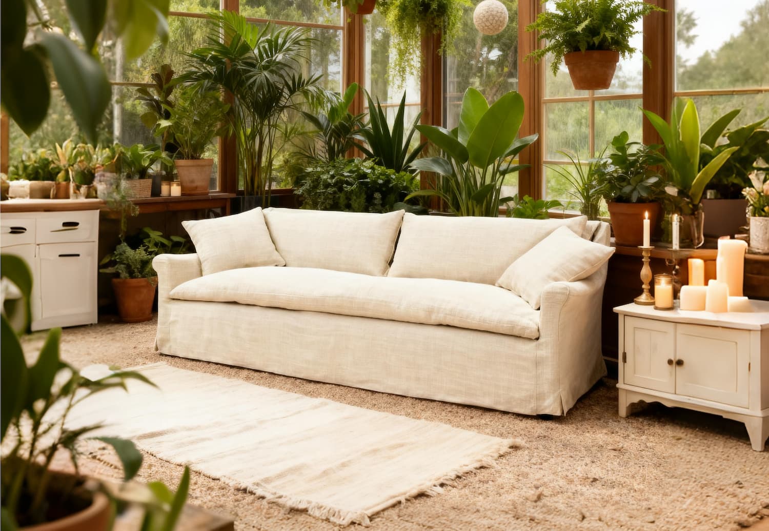 2482 Cindy Cotton Fabric Sofa